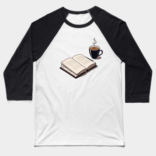 coffee and book Baseball T-Shirt